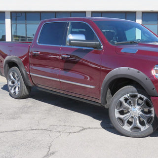 Spec D 2" Wide Smooth Polypropylene Fender Flares: Ram 1500 2019-2024 excl Rebel/TRX/Classic