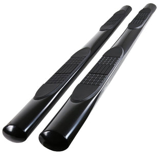 Spec D 4" Black SS Side Step Nerf Bars (4DR): Jeep Wrangler JK 2007-2018