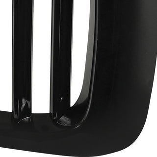 Spec D Glossy Black ABS Vertical Grille: Dodge RAM 1500 2002-2005 / RAM 2500 3500 2003-2005