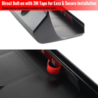 Spec D Tailgate Cap Cover (Black): Dodge Ram 2006 - 2009