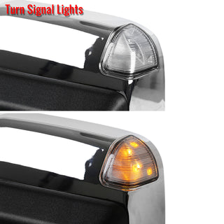 Spec D Mirrors SET w/ Turn Signal Light & Puddle Light (Auto-Fold, Chrome): Dodge Ram 1500 2009 - 2012
