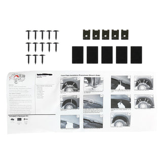 Spec D Factory Style Fender Flares (Smooth Black, 4pc): Dodge Ram 2500 & 3500 2010 - 2018