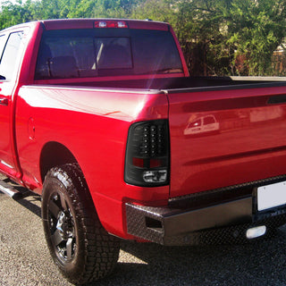 Spec D LED Tail Lights (Black, Version 2): Dodge Ram 2009 - 2018