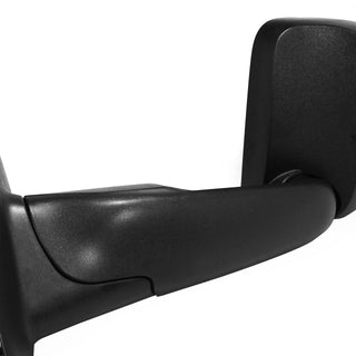 Spec D Mirrors SET (Manual-Fold, Black): Dodge Ram 2002 - 2009