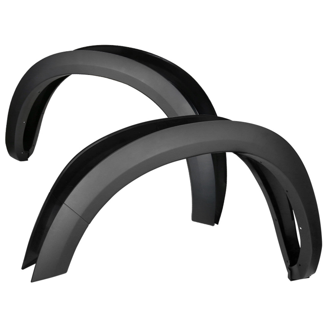 Spec D Factory Style Fender Flares (Smooth Black, 4pc): Dodge Ram 1500 2009 - 2018