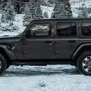 Spec D 4" Black SS Side Step Nerf Bars: Jeep Wrangler JL 2018-2024 / JK 2018