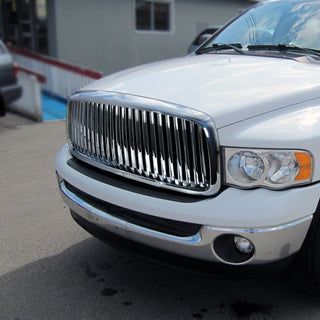 Spec D Chrome ABS Vertical Grille: Dodge RAM 1500 2002-2005 / RAM 2500 3500 2003-2005