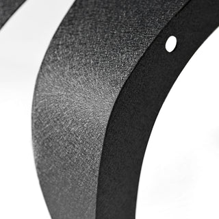 Spec D Flat Steel Fender Flares (Textured Black, 4pc): Jeep Wrangler JK 2007 - 2018