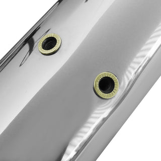 Spec D 4" Chrome SS Side Step Nerf Bars (QUAD/CREW CAB): Fits Dodge Ram 1500/2500/3500 2002-2009