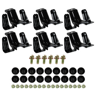 Spec D Side Step Nerf Bars (Black): Jeep Wrangler JK 4-Door 2007 - 2018