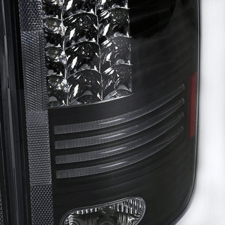 Spec D LED Tail Lights (Black): Dodge Ram 2002 - 2005