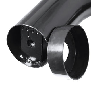 Spec D 3" Black SS Side Step Nerf Bars: Fits Dodge Ram 2002-2009 Quad Crew Cab
