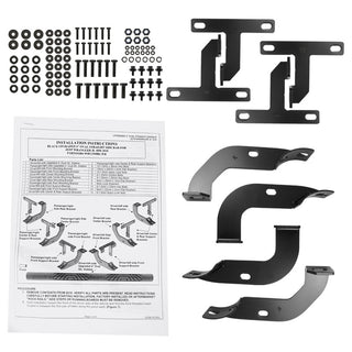 Spec D 4" Black SS Side Step Nerf Bars: Jeep Wrangler JL 2018-2024 / JK 2018