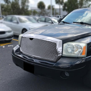 Spec D Chrome ABS Mesh Grille: Dodge Dakota 3.7L / 4.7L 2005-2007