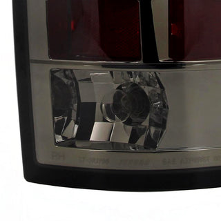 Spec D LED Tail Lights Chrome Housing Smoked Lens: Dodge RAM 1500 2500 3500 2002-2006