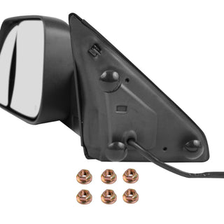 Spec D Mirrors SET w/ Clear LED (Manual-Fold, Black): Ram 2013 - 2018