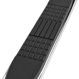 Spec D 4" Chrome SS Side Step Nerf Bars (QUAD/CREW CAB): Fits Dodge Ram 1500/2500/3500 2002-2009