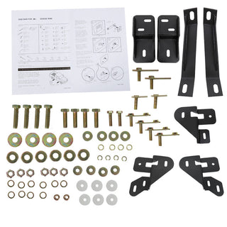 Spec D 3" Black SS Side Step Nerf Bars: Dodge Ram 1500 Quad Cab 2009-2018
