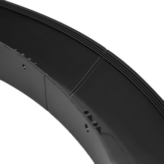 Spec D Factory Style Fender Flares (Smooth Black, 4pc): Dodge Ram 1500 2009 - 2018