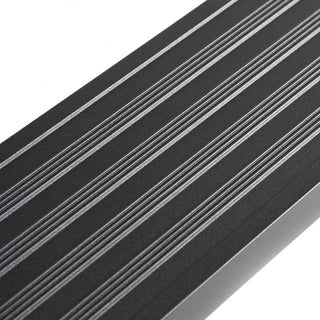 Spec D 5" Wide Black Aluminum Side Step Running Boards (CREW CAB): Fits Ram 1500 2009-2018 / Ram 2500 3500 4500 5500 2010-2021