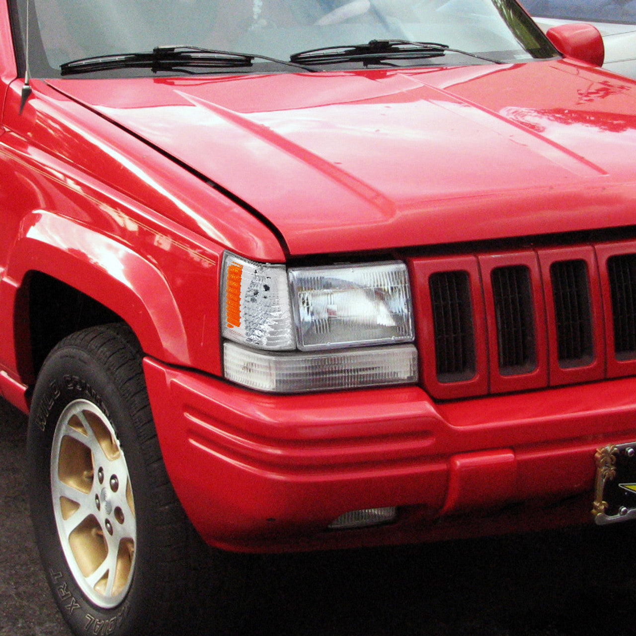 Spec D Corner Lights (Chrome): Jeep Grand Cherokee 1993 - 1998