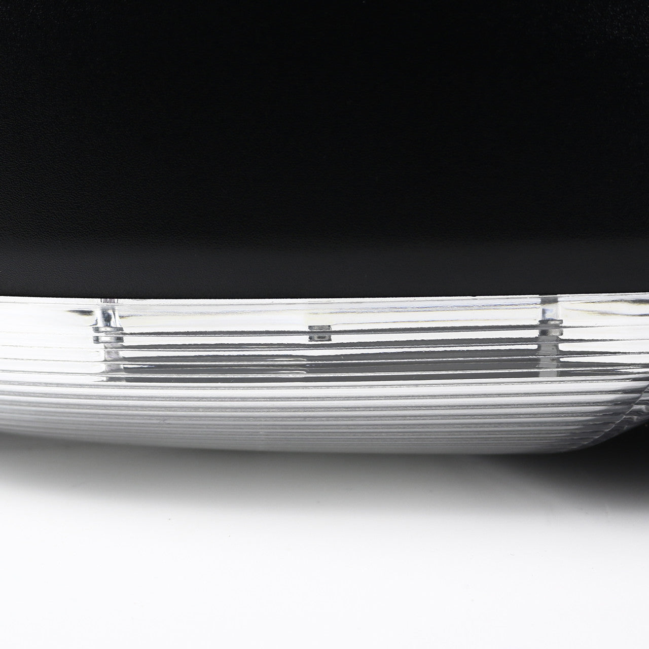 Spec D Passenger Mirror w/ Turn Signal Light & Puddle Light (Manual-Fold, Black): Dodge Ram 2009 - 2012