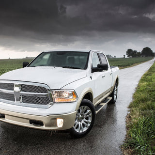 Spec D Driver Mirror w/ Turn Signal Light & Puddle Light (Auto-Fold, Black): Ram 2013 - 2018