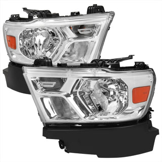 Spec D OEM Style Headlights (Chrome): Ram 1500 2019 - 2024