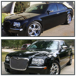 Spec D Side Mirror Covers (Chrome): Chrysler 300 / 300C, Dodge Charger & Magnum 2005 - 2010