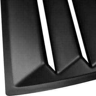 Spec D Matte Black Poly Window Louvers: Dodge Challenger 2008-2020