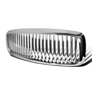 Spec D Chrome ABS Vertical Grille: Dodge RAM 1500 2002-2005 / RAM 2500 3500 2003-2005