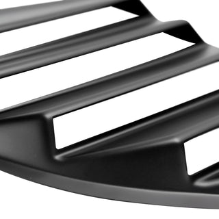 Spec D Matte Black Poly Window Louvers: Dodge Challenger 2008-2020