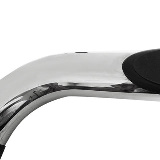 Spec D 3" Chrome SS Side Step Nerf Bars: Dodge Ram 1500 Quad Cab 2009-2018