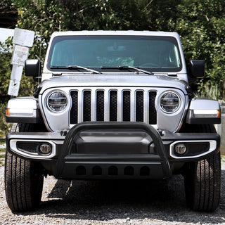 Spec D 3" Black SS Bull Bar: Jeep Wrangler JL 2018-2024 / Gladiator 2020-2024