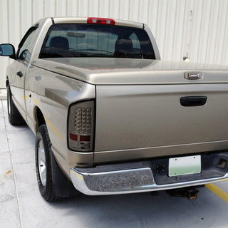 Spec D LED Tail Lights Chrome Housing Smoked Lens: Dodge RAM 1500 2500 3500 2002-2006
