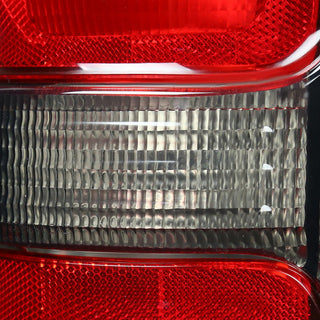 Spec D Tail Lights Black Housing Red Lens: Fits Dodge Ram 1994-2002