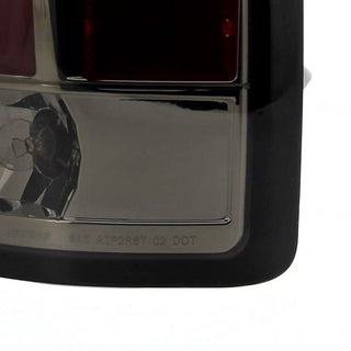 Spec D LED Tail Lights Chrome Housing Smoked Lens: Dodge RAM 1500 2500 3500 2002-2006