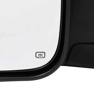 Spec D Mirrors SET w/ Clear LED (Manual-Fold, Black): Dodge Ram 2009 - 2012