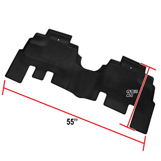 Spec D HD Rubber Floor Mats 3PC: Jeep Wrangler JK 2014-2018 3.6L / 2.0L Turbo