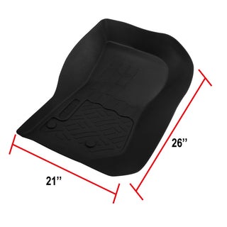 Spec D HD Rubber Floor Mats 3PC: Jeep Wrangler JK 2014-2018 3.6L / 2.0L Turbo