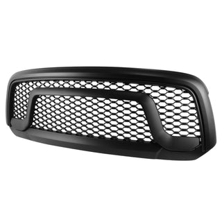 Spec D Rebel Style Grille (Matte Black, Honeycomb): Ram 1500 2013 - 2018