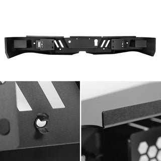 Spec D Heavy-Duty Steel Rear Bumper: Dodge Ram 2500 & 3500 2010 - 2018