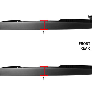 Spec D Factory Style Fender Flares (Smooth Black, 4pc): Dodge Ram 2500 & 3500 2010 - 2018