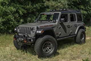 Rugged Ridge Roof Rack with Basket (TOP): Jeep Wrangler JL 2018-2024 2.0L/3.6L