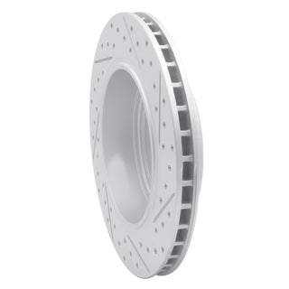 DFC 06-10 Jeep Grand Cherokee Rear Left Drilled & Slotted Geoperformance Rotor - Part Number 830-42003L