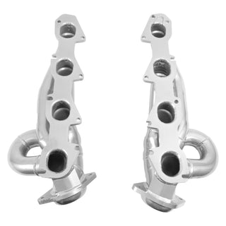 BBK Shorty Headers (Silver Ceramic): Ram 5.7L Hemi 1500 2019 - 2024