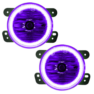 ORACLE Lighting LED Fog Light Halo Kit UV/Purple: Jeep Wrangler 2007-2017 3.6L/3.8L V6