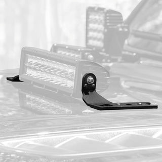 Go Rhino Light Mount 10in Double Row: Fits Most Jeep Wrangler / Gladiator Models (2007-2026)