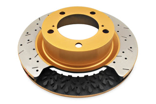 DBA XS 4000 Series Front Brake Rotors (Drilled & Slotted): Jeep Wrangler JK 2007 - 2018 (w/ 332mm Front Rotor)