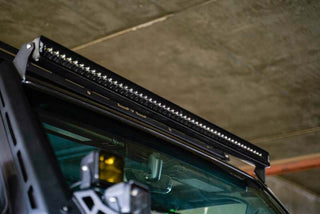 DV8 Offroad Light Bar Mount Low-Profile: Jeep Wrangler JL 2018-2026 / Gladiator JT 2020-2026